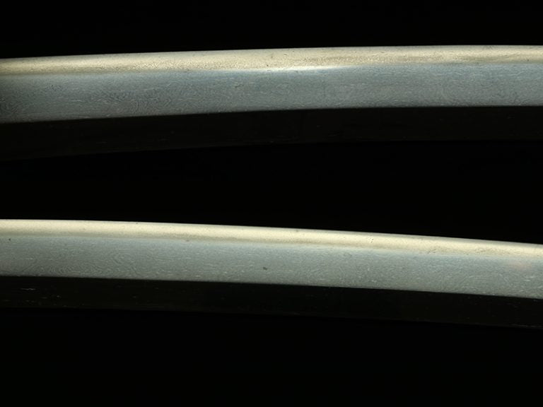 Antique Nihonto - Katana in Shirasaya with Tachi Koshirae, Nanbokucho Period (650+ years old) - Unsigned, NBTHK Tokubetsu Hozon Attributed to Tegai Kanetoshi