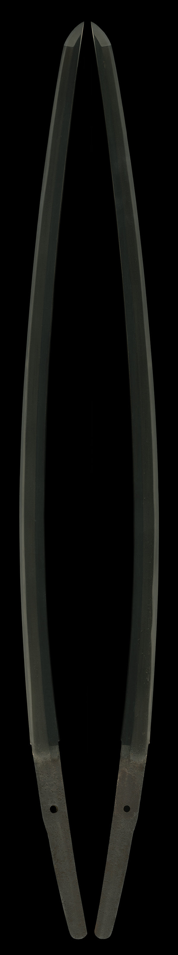 Antique Nihonto - Katana in Shirasaya with Tachi Koshirae, Nanbokucho Period (650+ years old) - Unsigned, NBTHK Tokubetsu Hozon Attributed to Tegai Kanetoshi