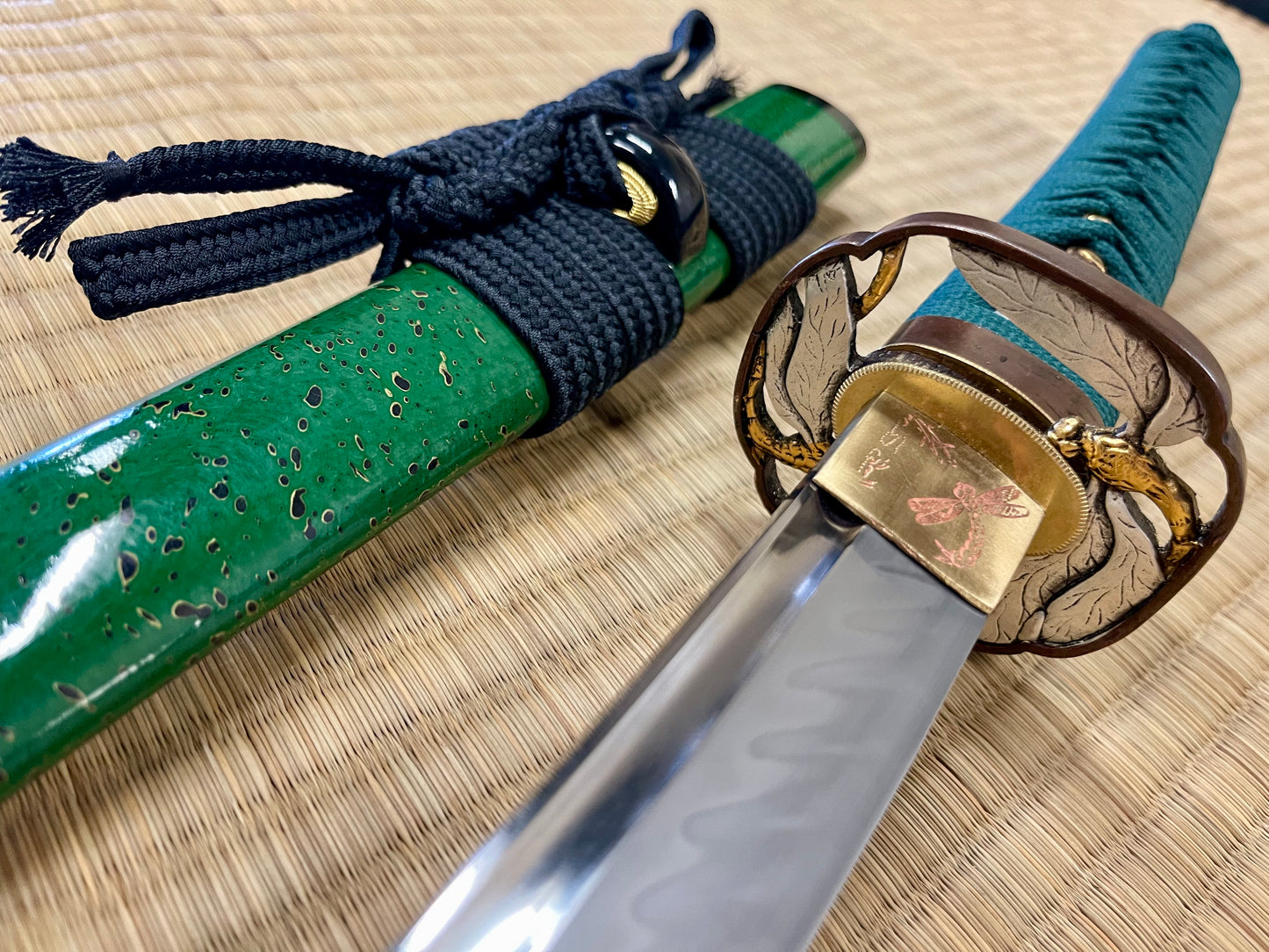 Moritaka Emerald Tonbo Katana - Forged T10