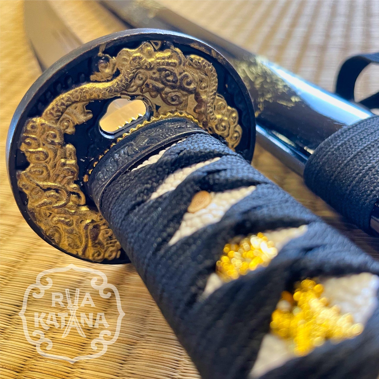 Dragonspring Katana - Cloud Dragon - 1060 steel