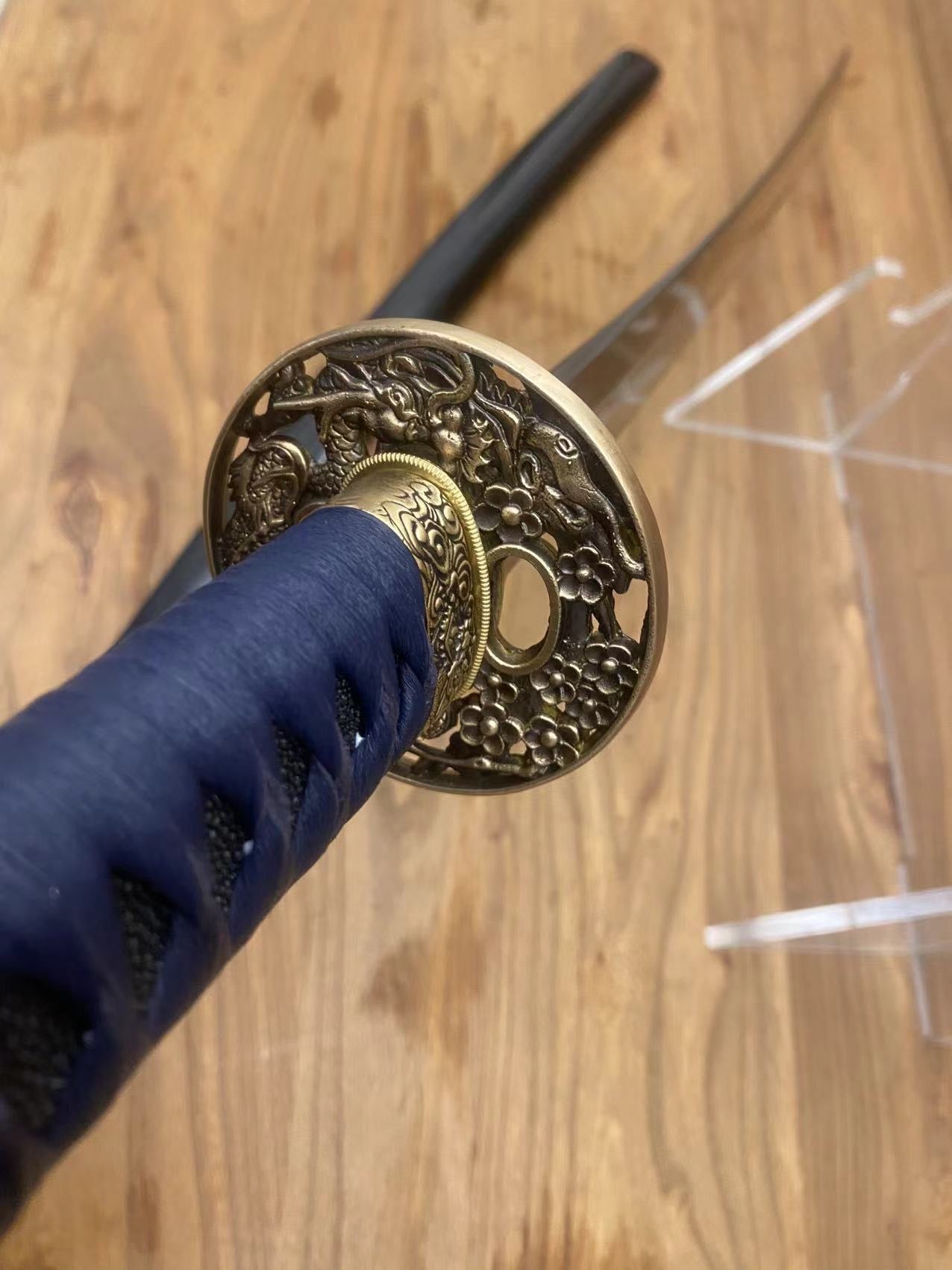 Cloudhammer Dragon Cherry DULLED PRACTICE Katana - s7 QC FAIL