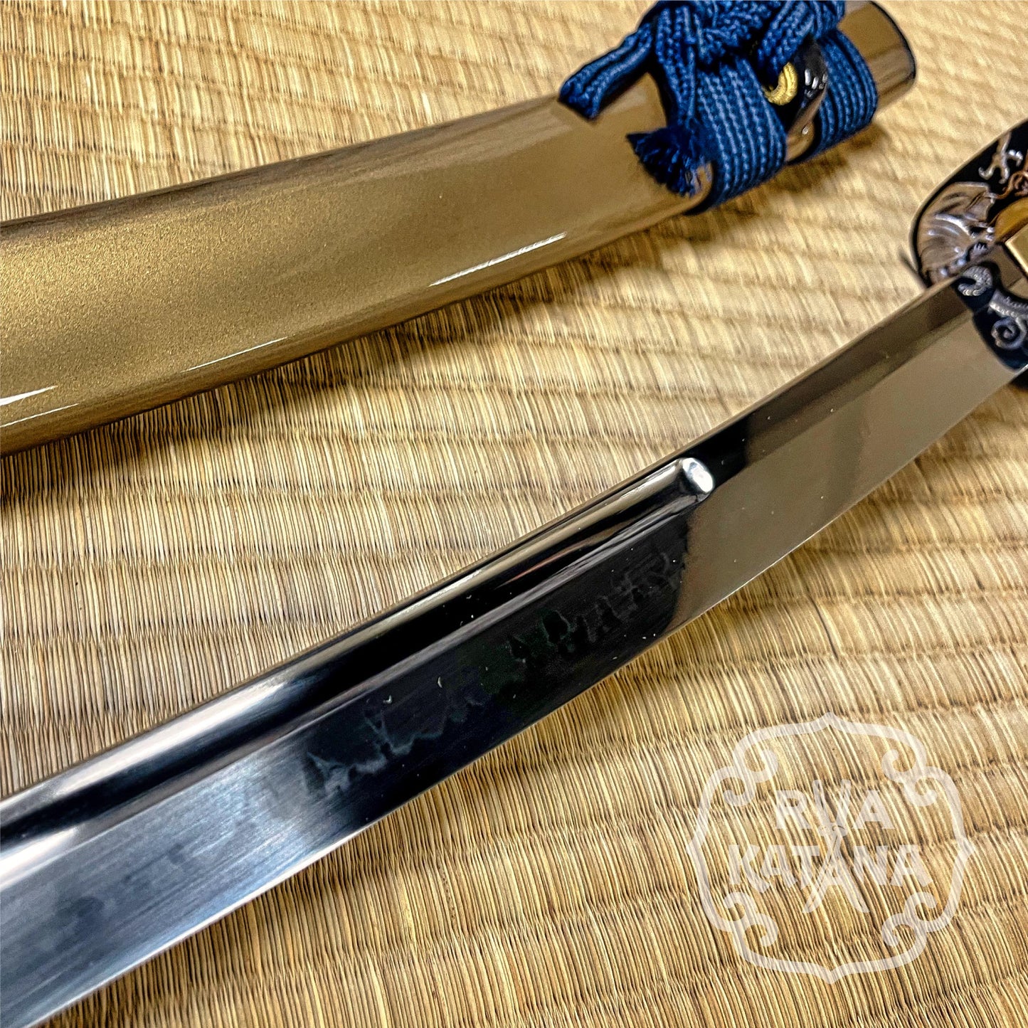 Legacy Blades Blue Scholar Dragon O-Katana - Choji Hamon, Koshi Sori 1095