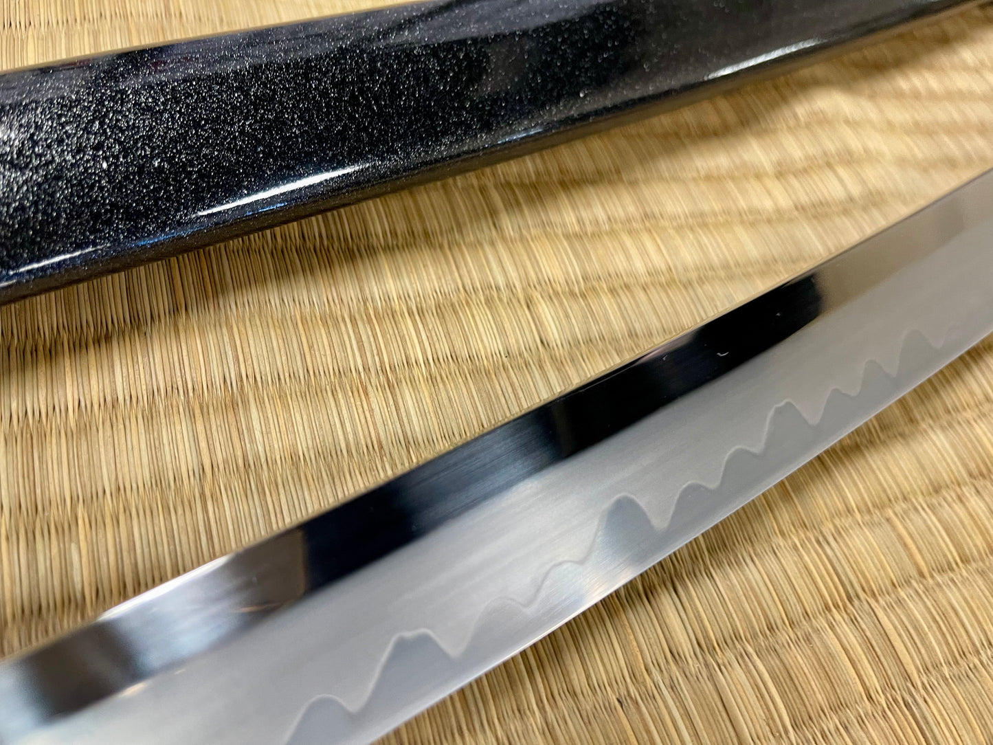 Moritaka Razor Jade Dragonfly Katana - Clay Tempered T10, Hadori Polish