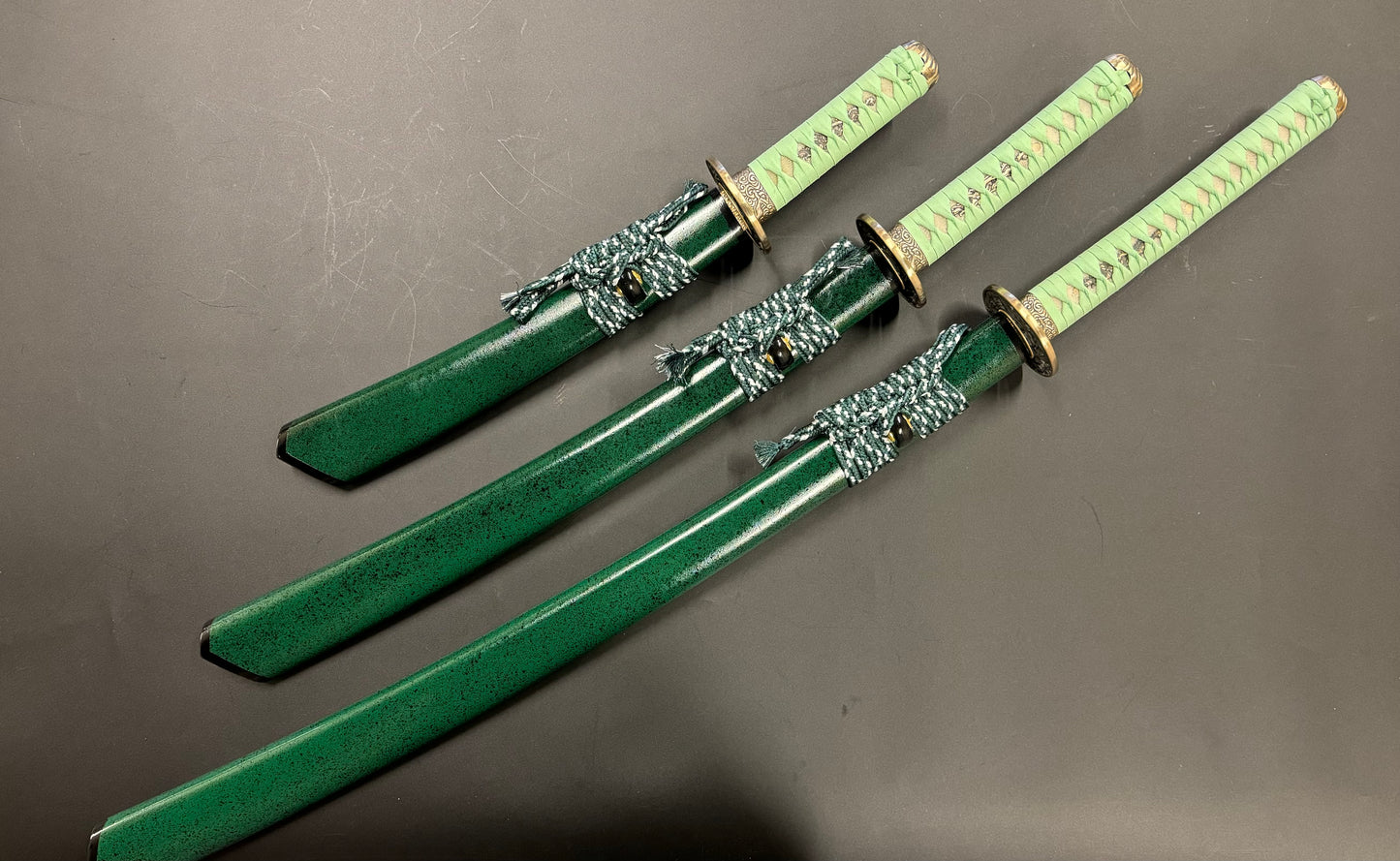 MADE TO ORDER Phoenix Arms 3-Sword Set - Spring bamboo Naginata Naoshi T10