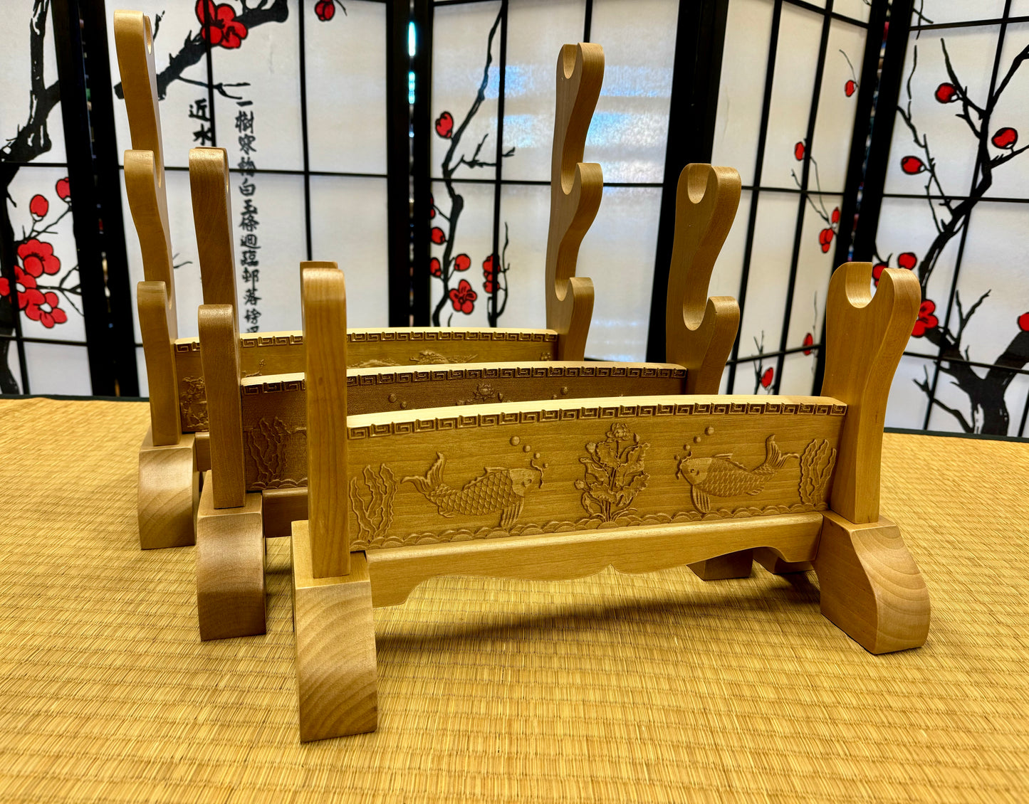 Phoenix Arms Sword Stand - Carp Theme - Tier Options