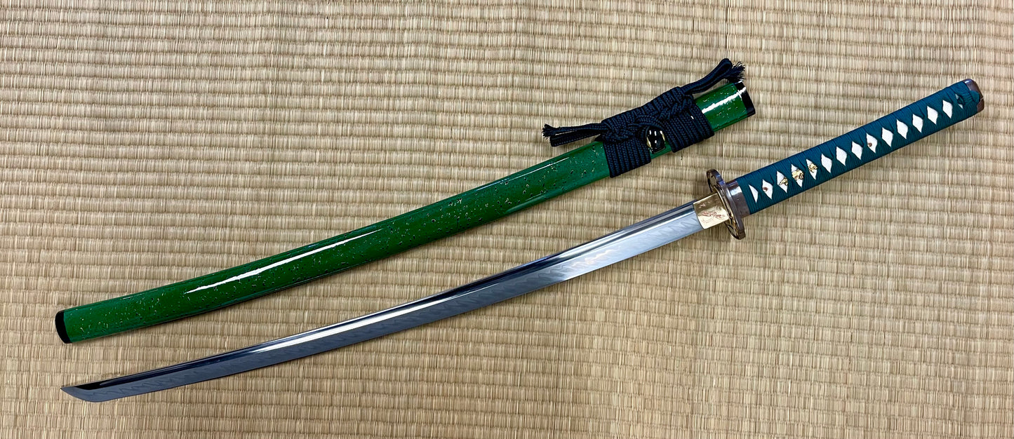 Moritaka Emerald Tonbo Katana - Forged T10