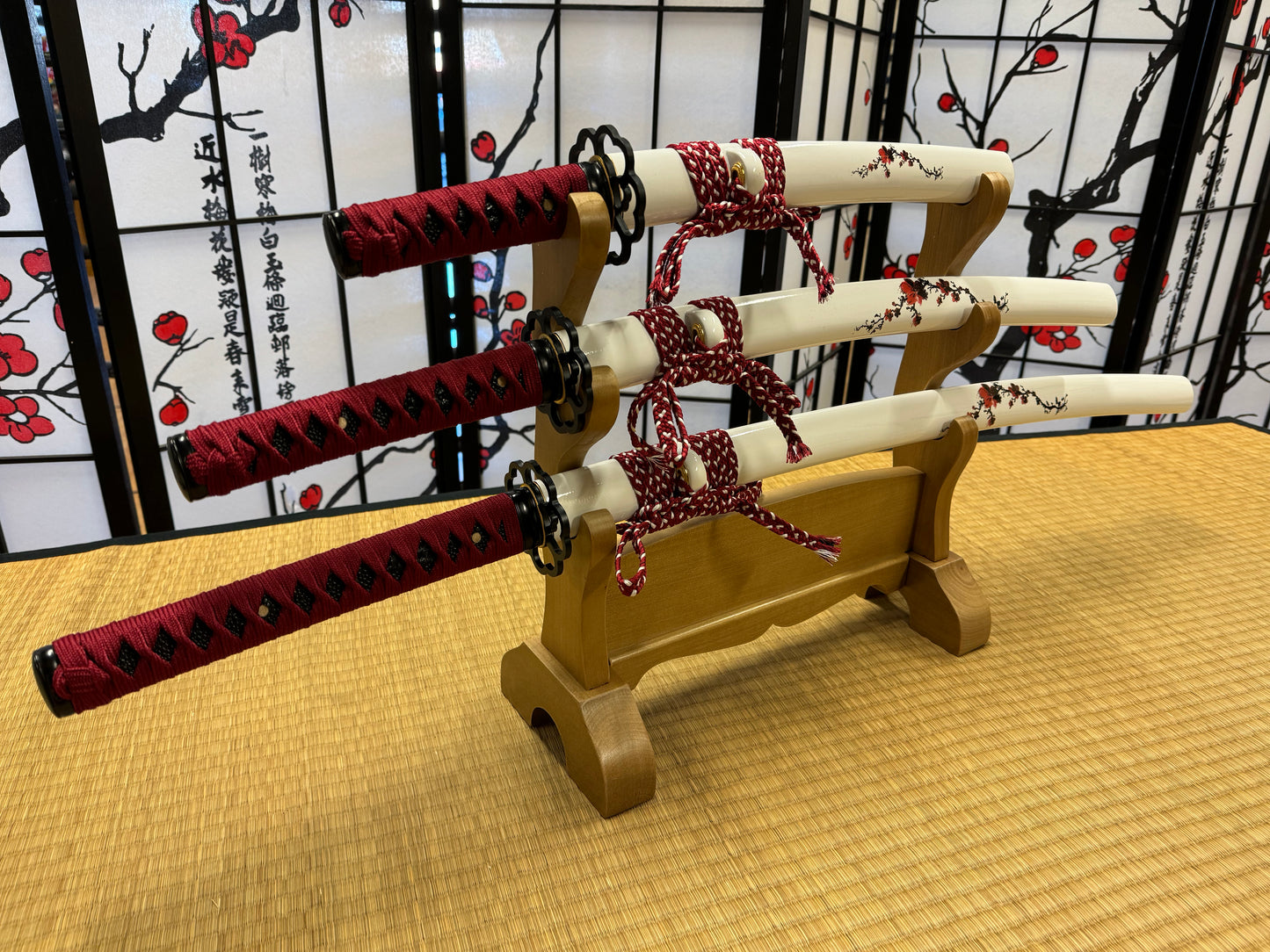 Phoenix Arms Sword Stand - Natural Theme - Tier Options