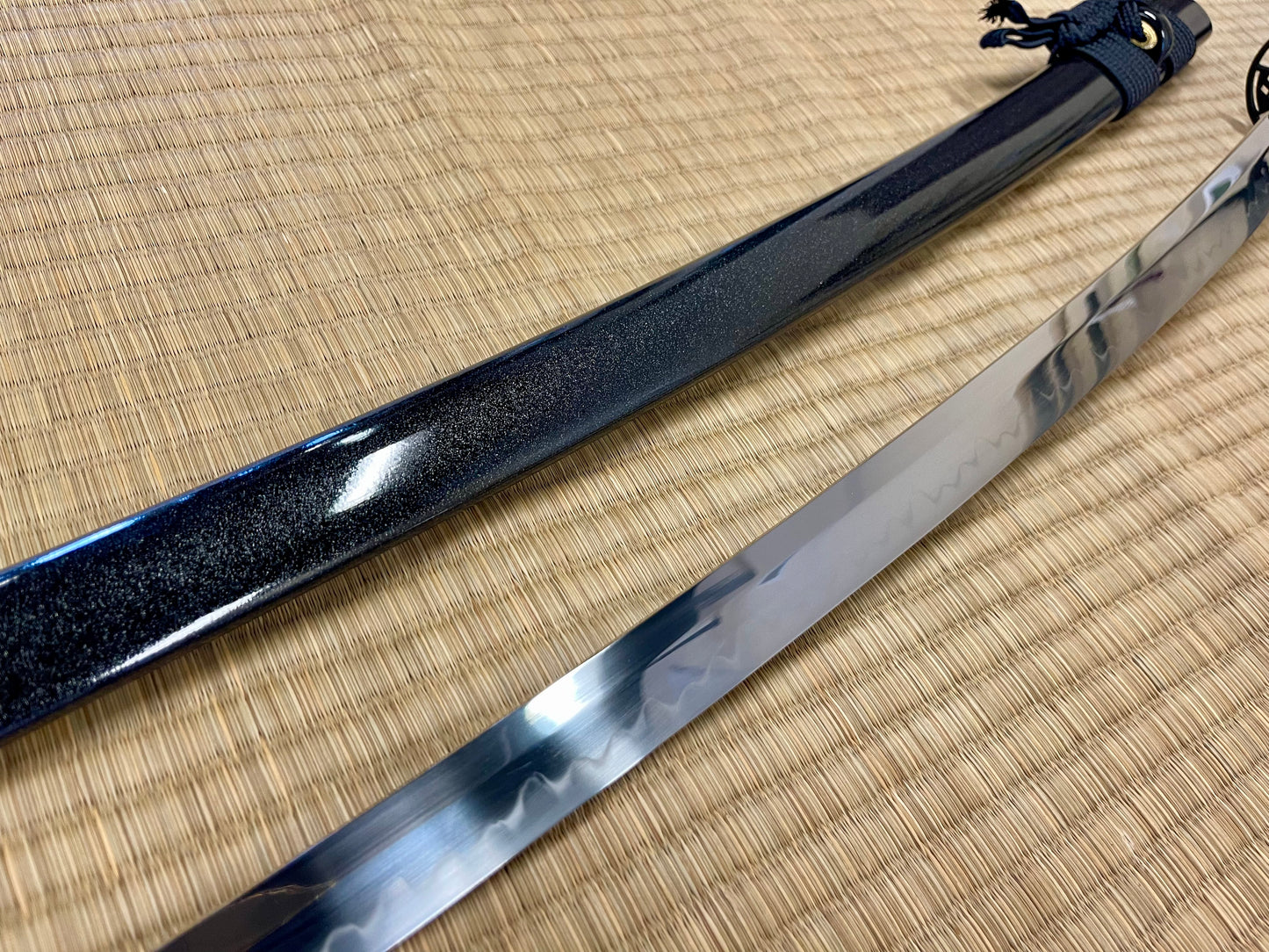Moritaka Razor Carbon Cross Katana - T10 Clay-Tempered Hadori Polish