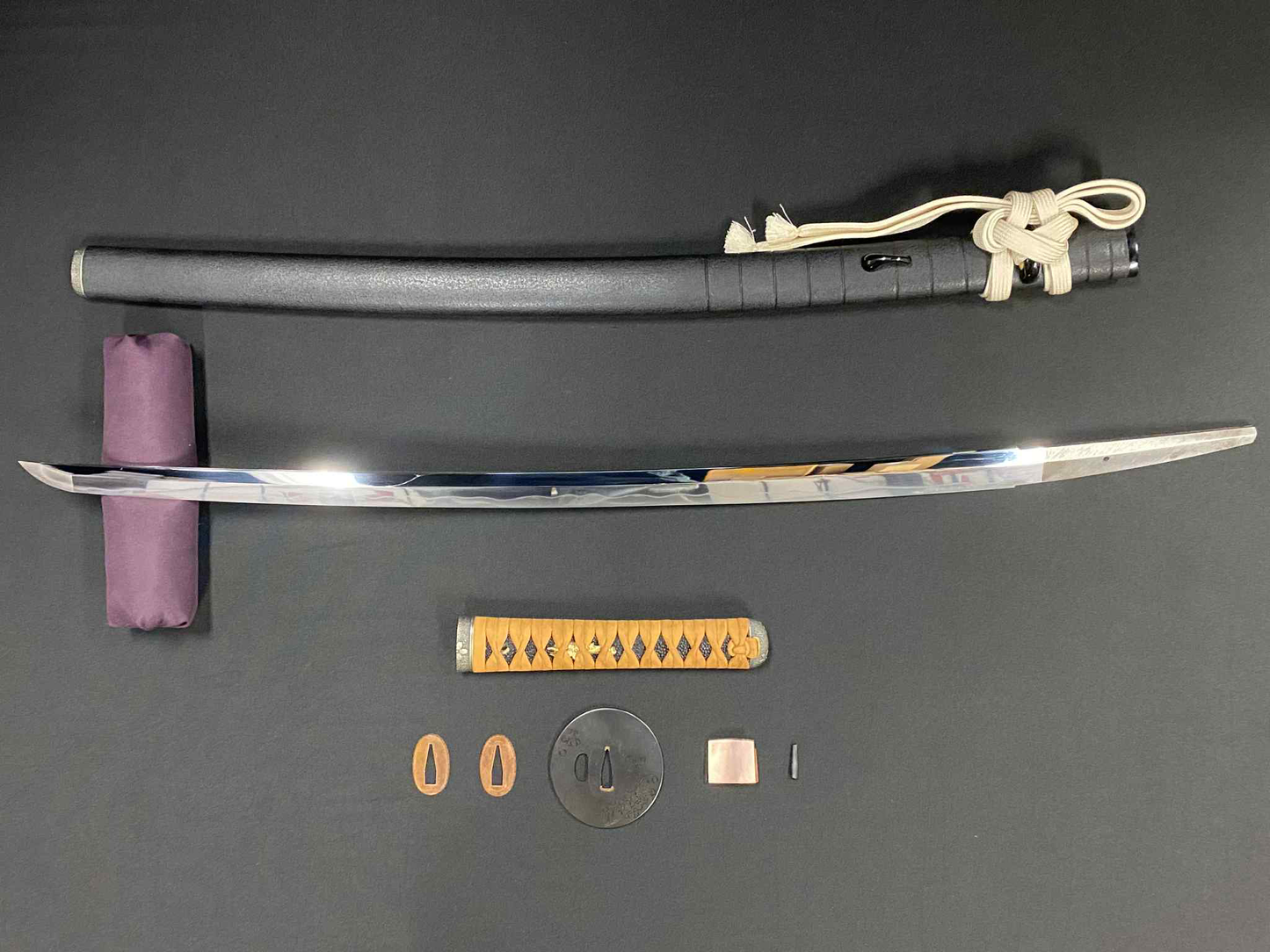 MASTERWORK Phoenix Armory Wakizashi - Autumn Twilight Folded Tamahagane/Orishigane, Clay Tempered