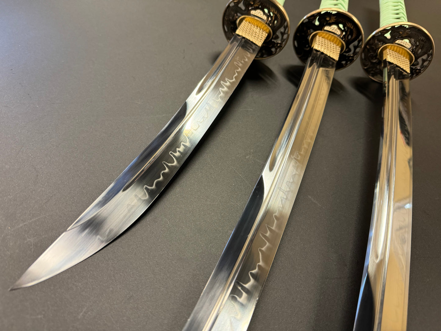 MADE TO ORDER Phoenix Arms 3-Sword Set - Spring bamboo Naginata Naoshi T10