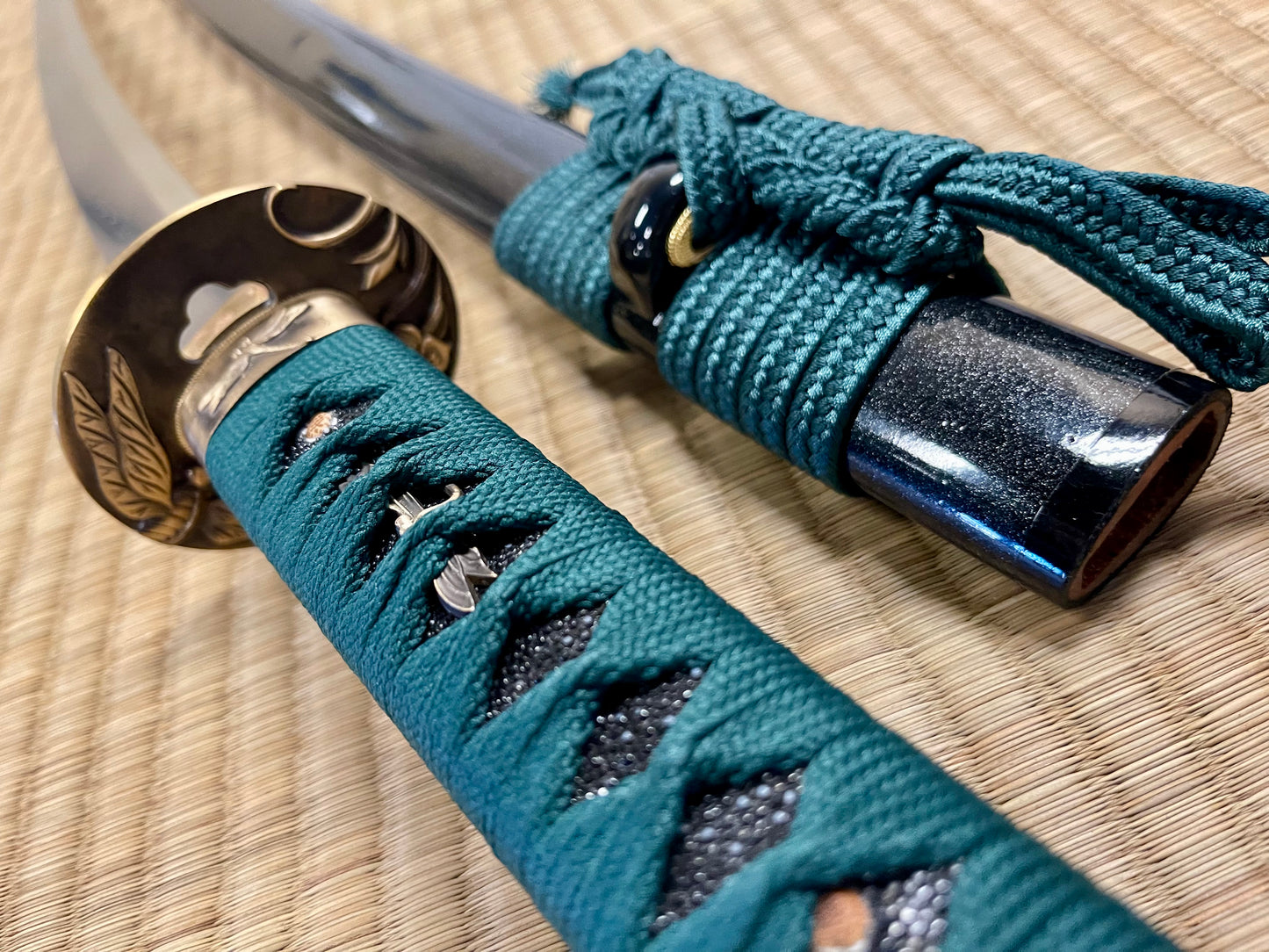 Moritaka Razor Jade Dragonfly Katana - Clay Tempered T10, Hadori Polish