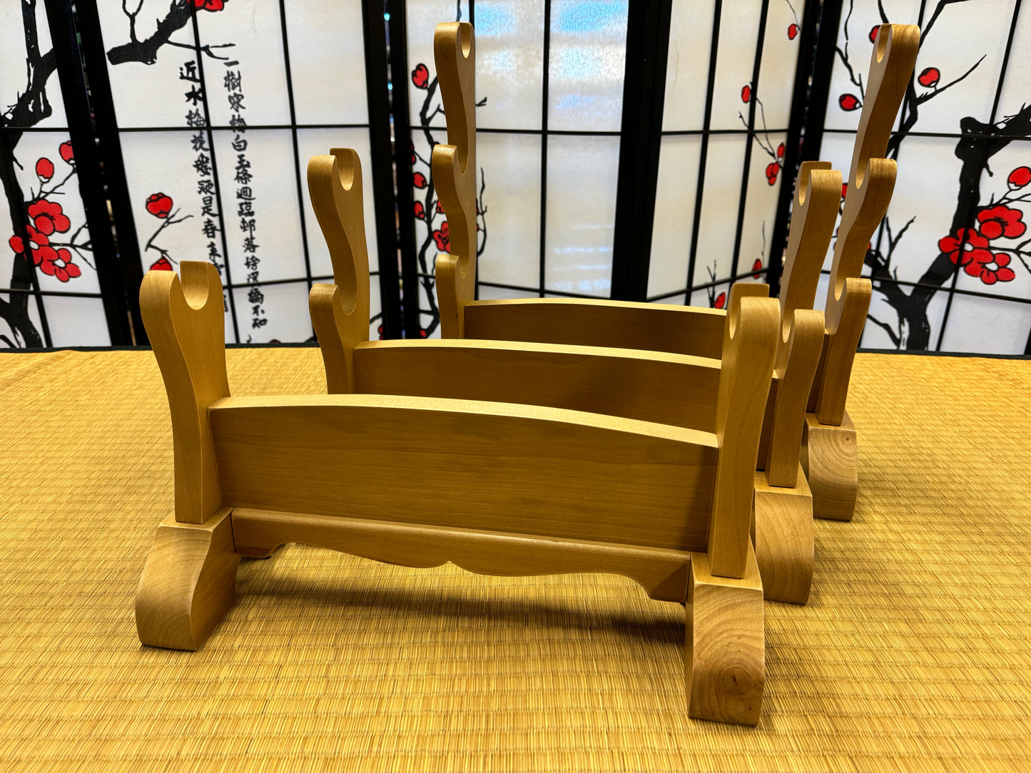 Phoenix Arms Sword Stand - Natural Theme - Tier Options