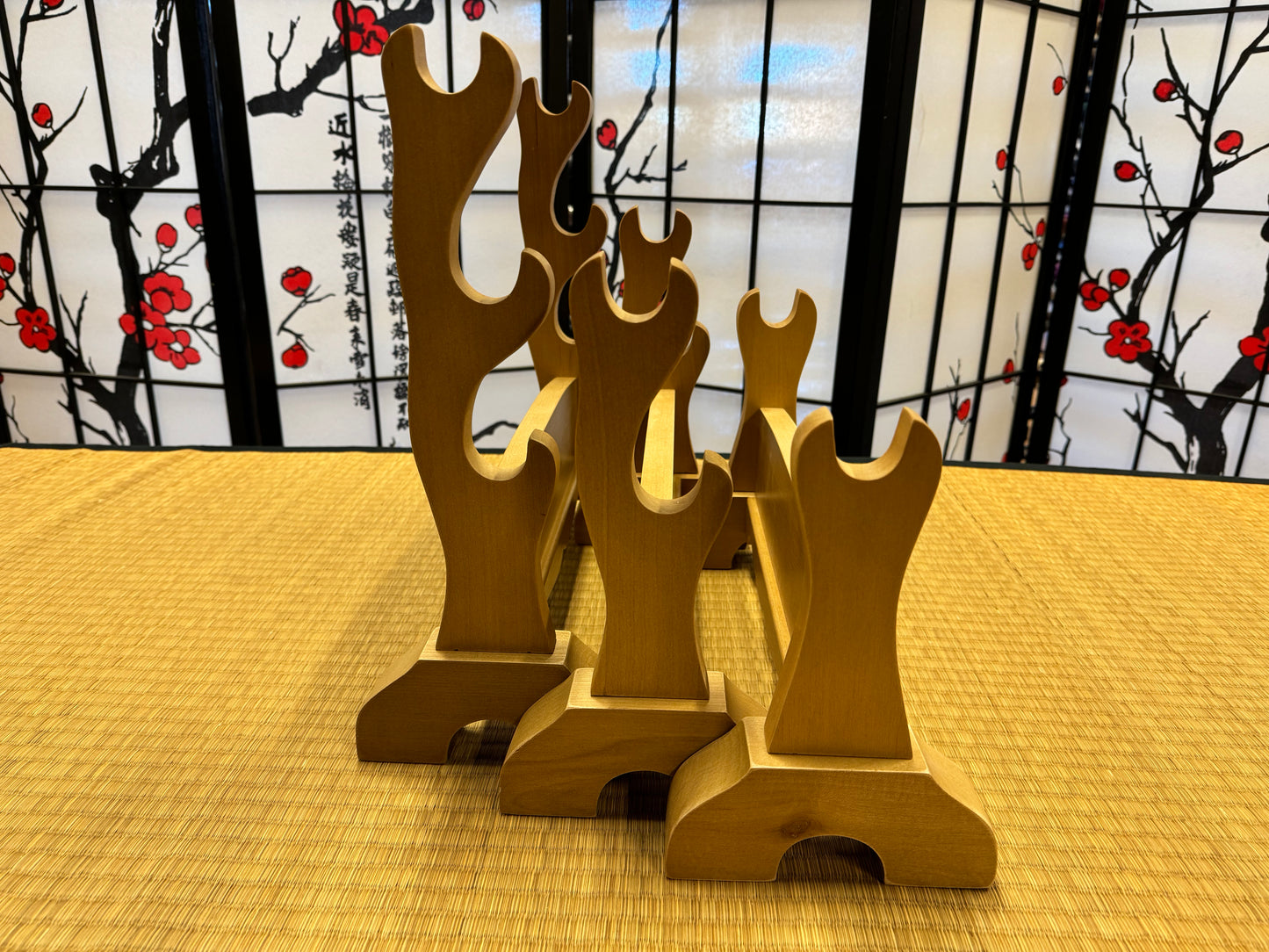 Phoenix Arms Sword Stand - Natural Theme - Tier Options