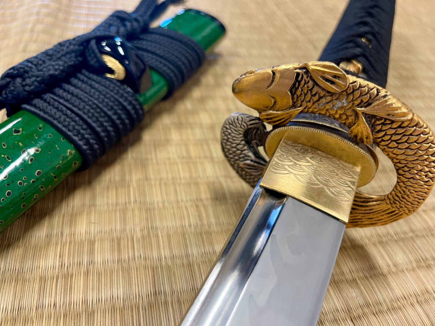 Moritaka Dueling Carp Katana - Forged T10