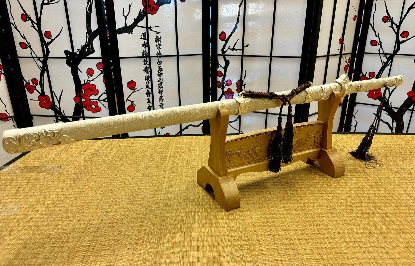 Phoenix Arms Sword Stand - Carp Theme - Tier Options