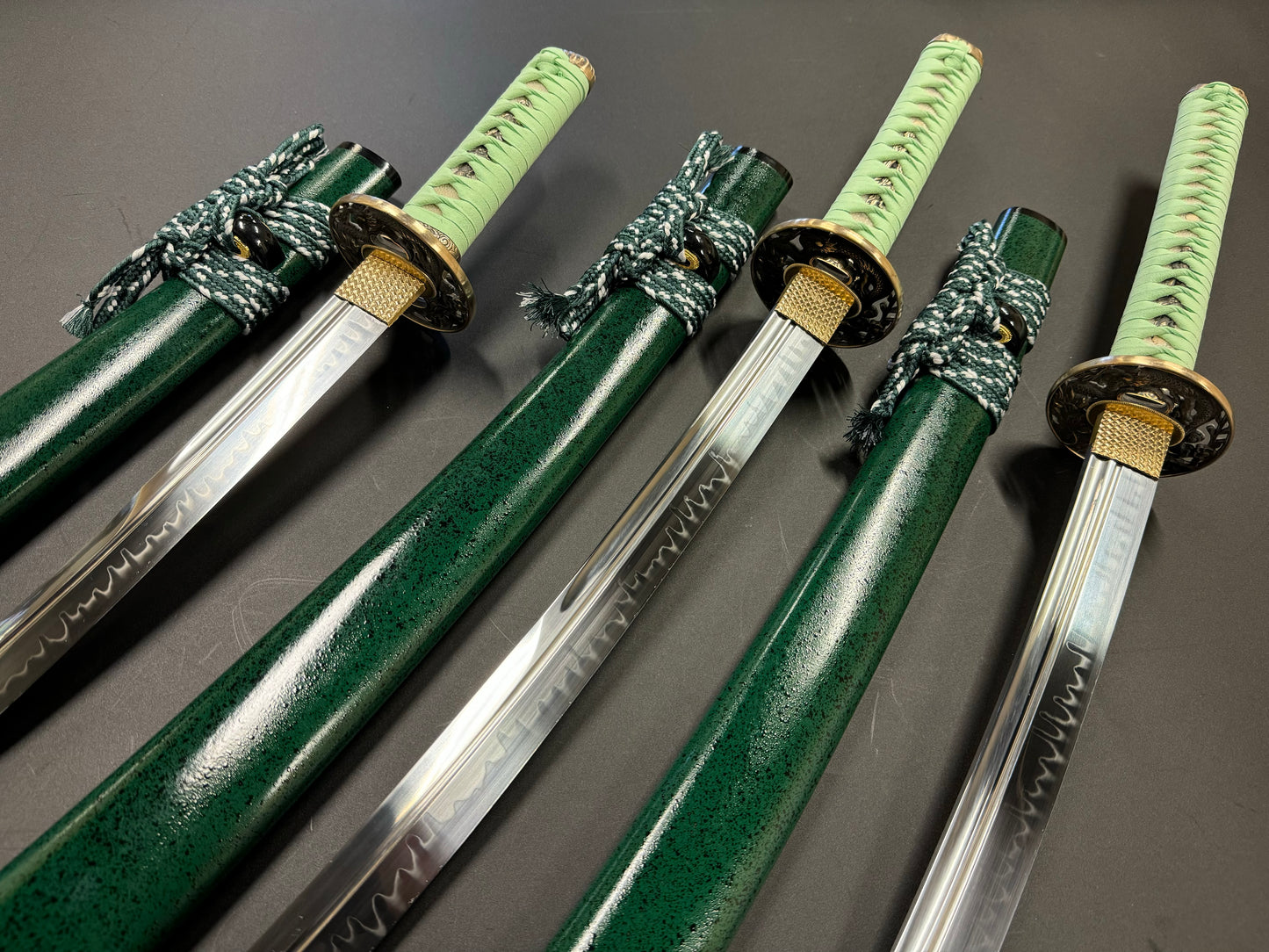 MADE TO ORDER Phoenix Arms 3-Sword Set - Spring bamboo Naginata Naoshi T10