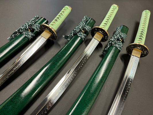 MADE TO ORDER Phoenix Arms 3-Sword Set - Spring bamboo Naginata Naoshi T10