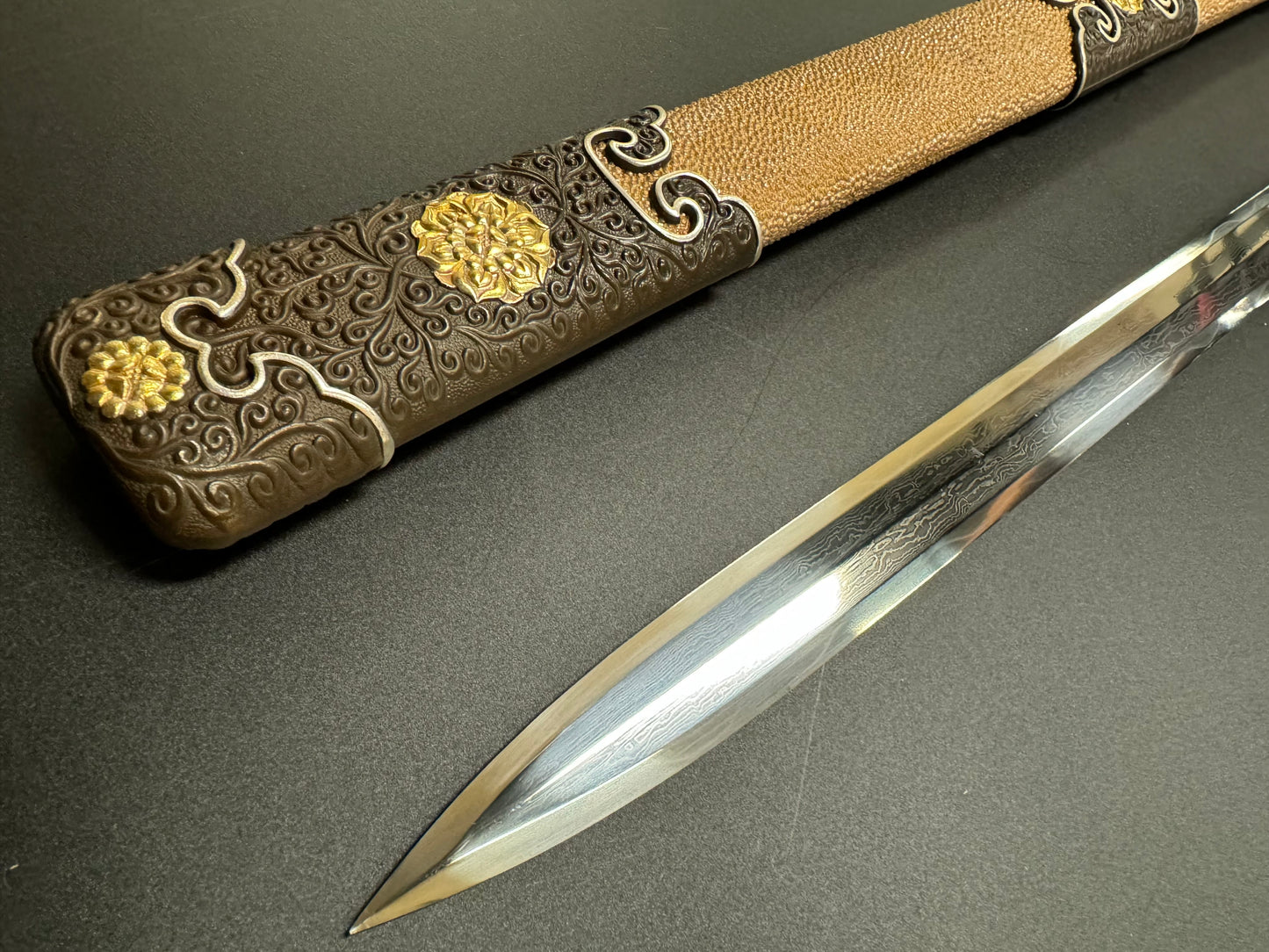 Phoenix Arms Jian - Tang Dynasty Clay-tempered Folded Steel