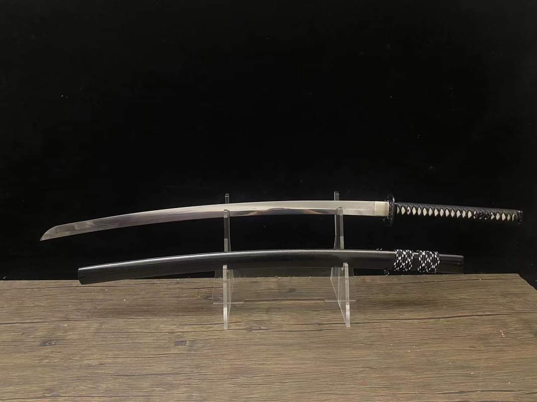 Cloudhammer Kinnoto Katana - Black Lattice - s5 low molybdenum Taiwan variant shock steel