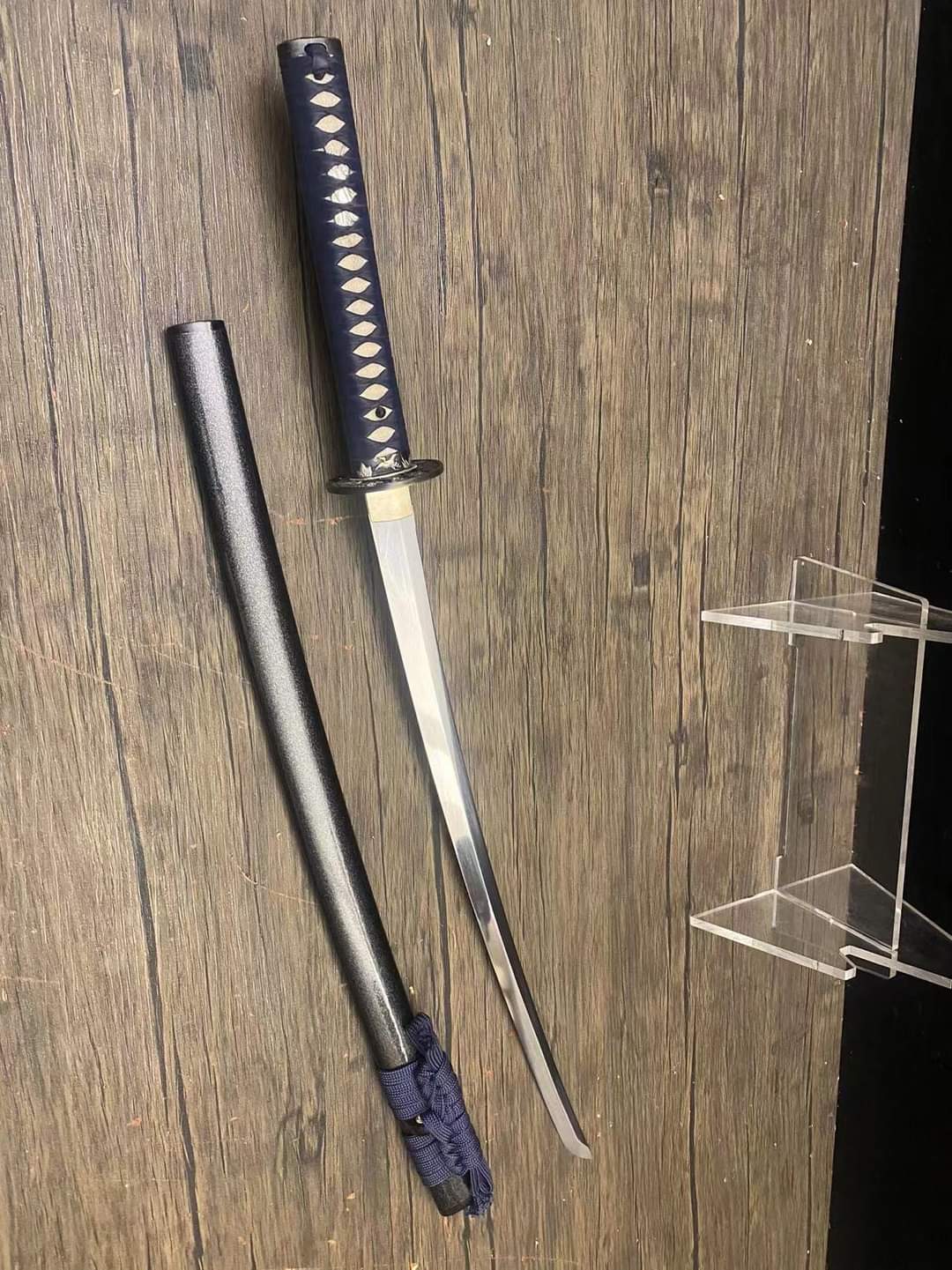 Cloudhammer Wakizashi - Riptide - s5 low molybdenum Taiwan variant shock steel