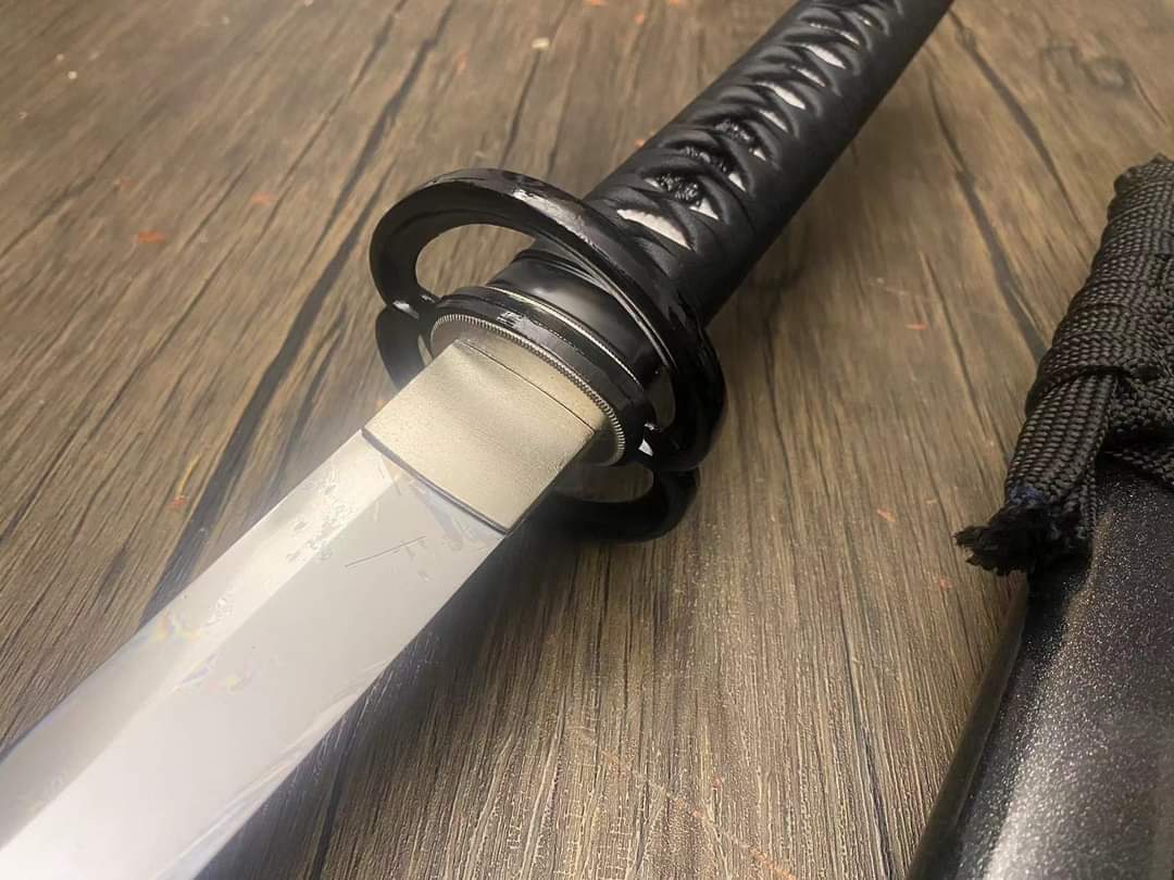 BLEMISHED Cloudhammer Katana - Iron Musashi - s5 low molybdenum Taiwan variant shock steel