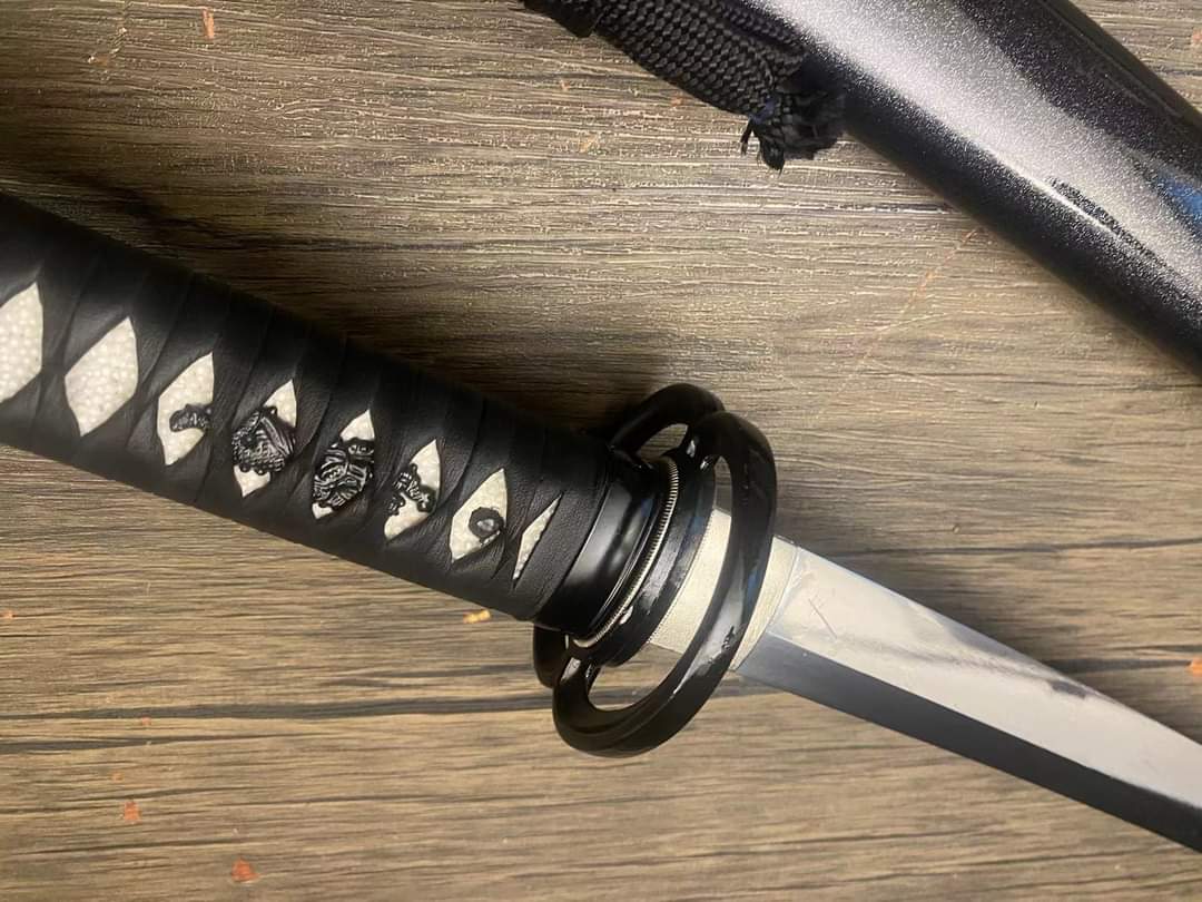 BLEMISHED Cloudhammer Katana - Iron Musashi - s5 low molybdenum Taiwan variant shock steel