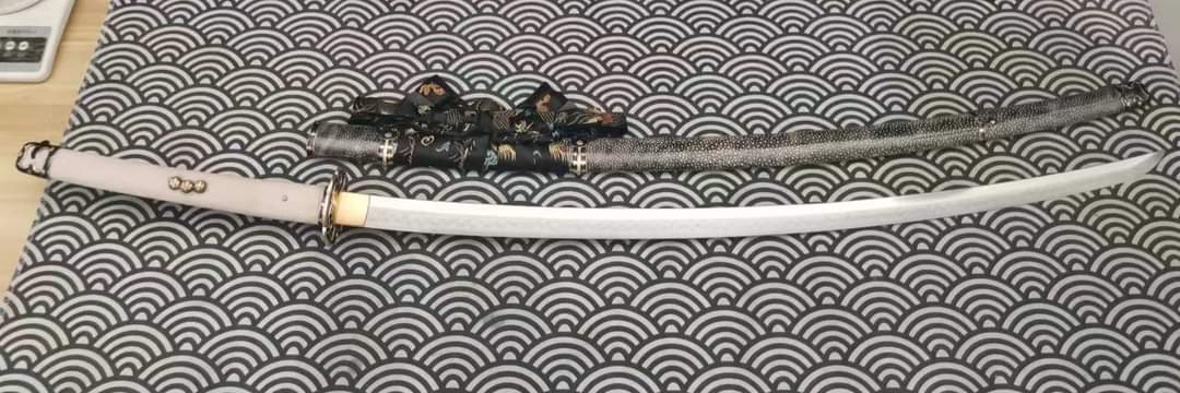 PRE-ORDER Cloudhammer Onimaru Kunitsuna Court Tachi - Sx105v Choji Hamon