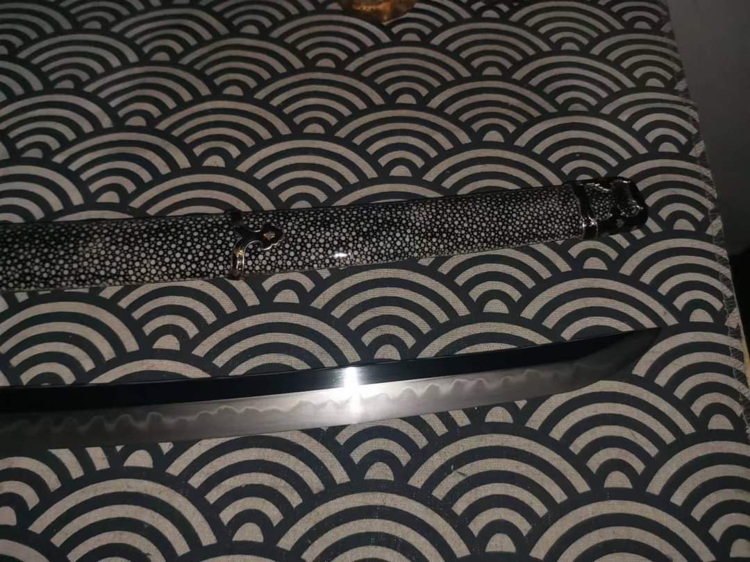 PRE-ORDER Cloudhammer Onimaru Kunitsuna Court Tachi - Sx105v Choji Hamon