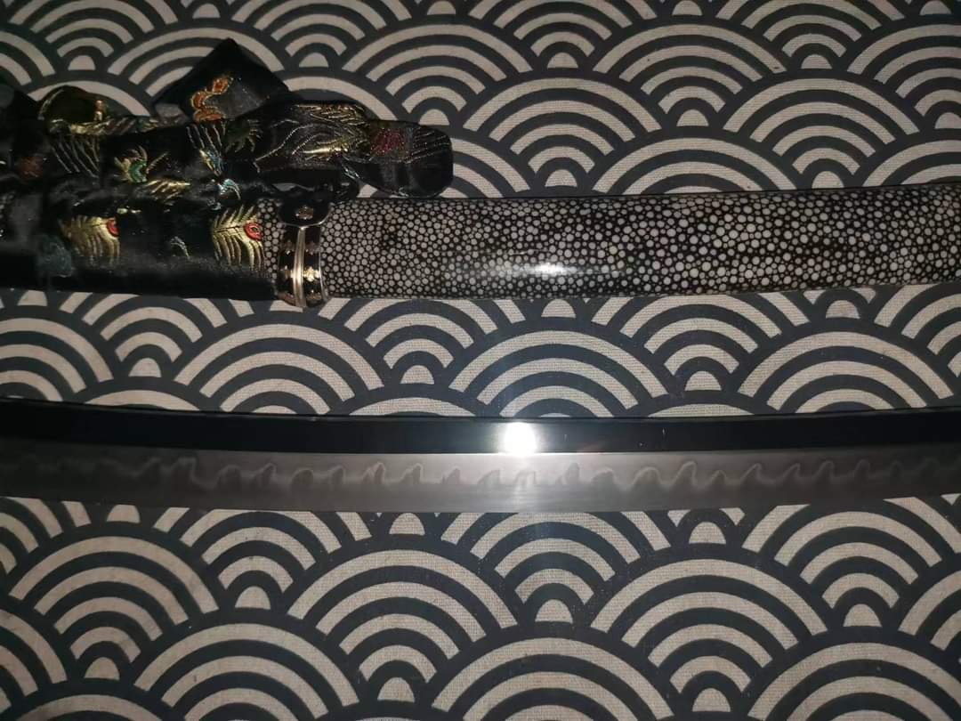 PRE-ORDER Cloudhammer Onimaru Kunitsuna Court Tachi - Sx105v Choji Hamon