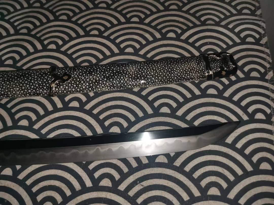 PRE-ORDER Cloudhammer Onimaru Kunitsuna Court Tachi - Sx105v Choji Hamon