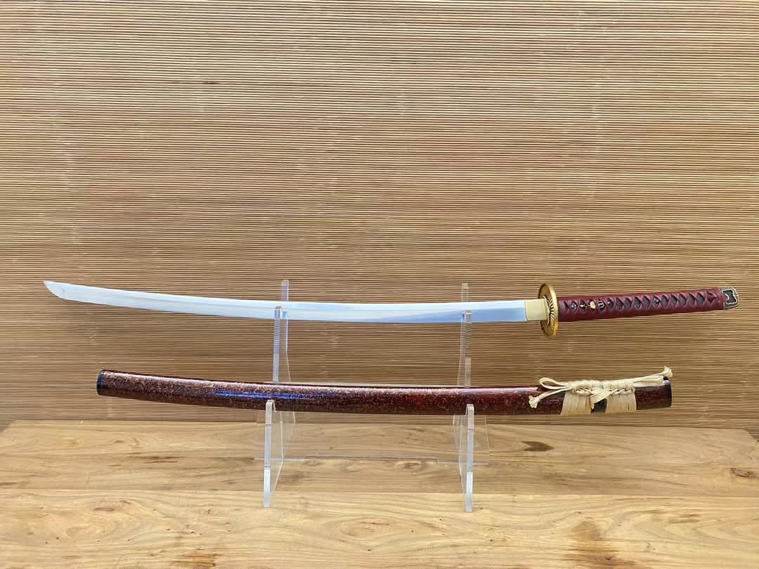 Cloudhammer Katana - Sunburst - s5 low molybdenum Taiwan variant shock steel
