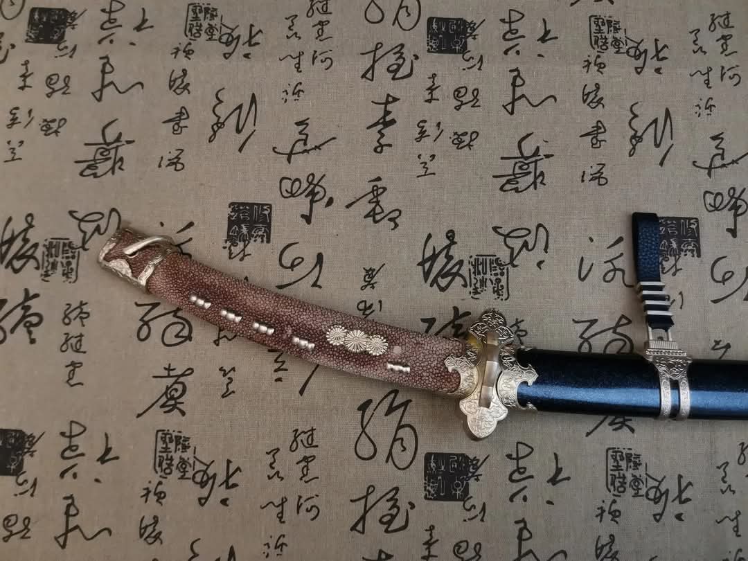DINGED SAYA Cloudhammer Efu Tachi - 27.5" Nagasa - W2 Cable Steel
