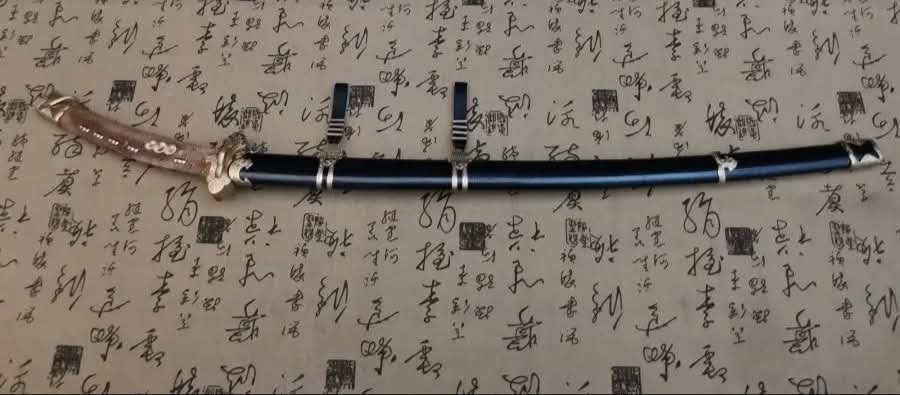 DINGED SAYA Cloudhammer Efu Tachi - 27.5" Nagasa - W2 Cable Steel