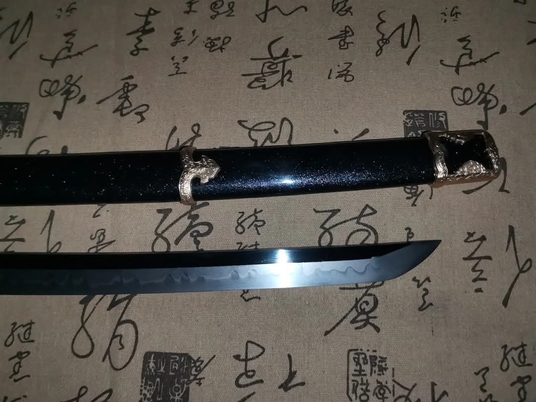 DINGED SAYA Cloudhammer Efu Tachi - 27.5" Nagasa - W2 Cable Steel