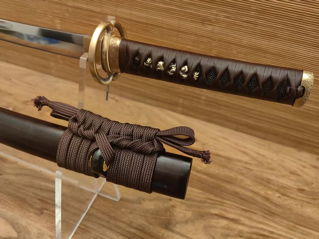 Cloudhammer Shobu Wakizashi - Musashi - s5 shock Steel low molybdenum Taiwan variant, Rosewood Saya