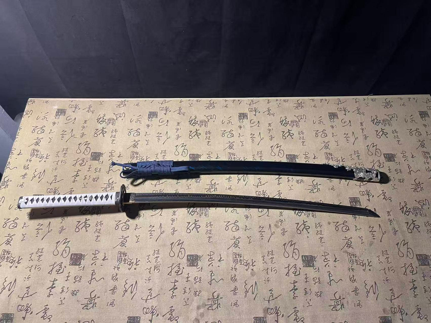 Cloudhammer Ghost of Tsushima Storm of Clan Sakai Katana - copper Damascus