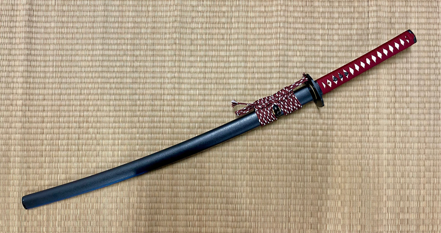Moritaka Vortex - Crimson Sakura Katana - Spring Steel 9260