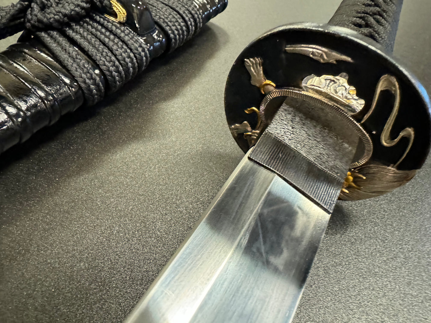 Legacy Blades Reaper O-Katana - Dark Oni - Choji Hamon, Koshizori 1095