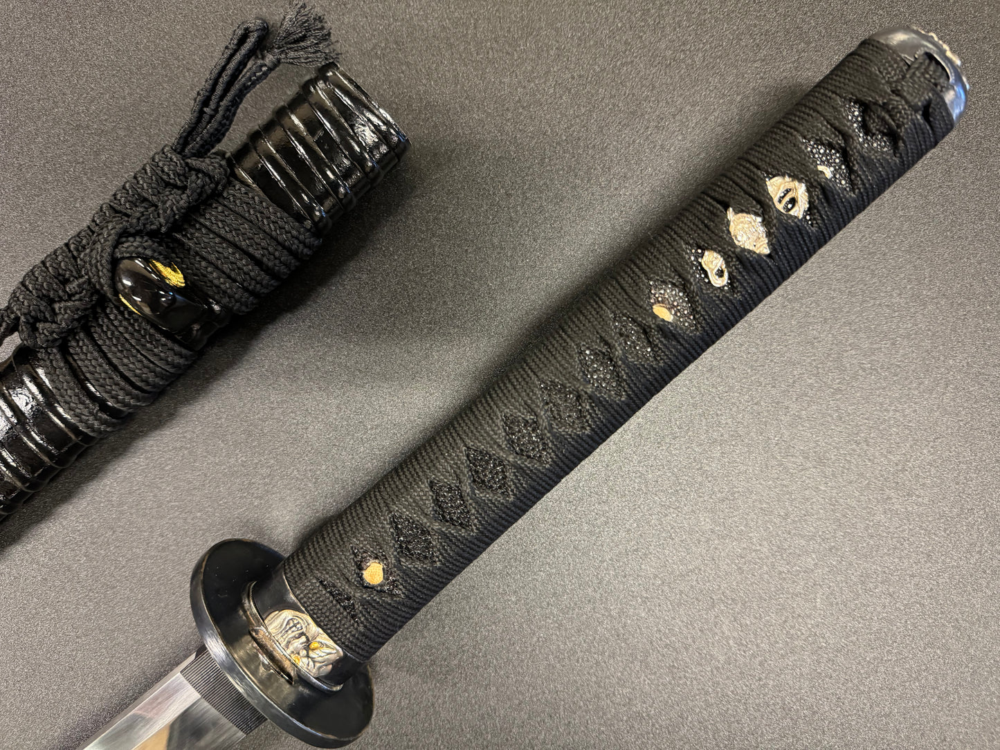 Legacy Blades Reaper O-Katana - Dark Oni - Choji Hamon, Koshizori 1095