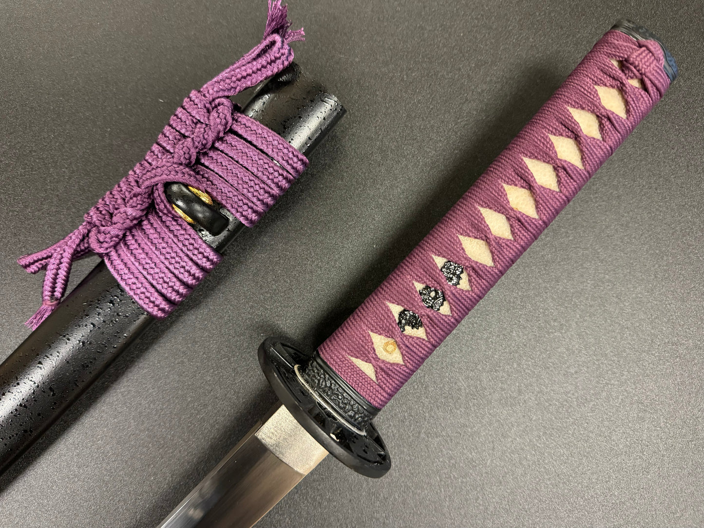 Moritaka Vortex - Iron Plum Wakizashi - Spring Steel 9260