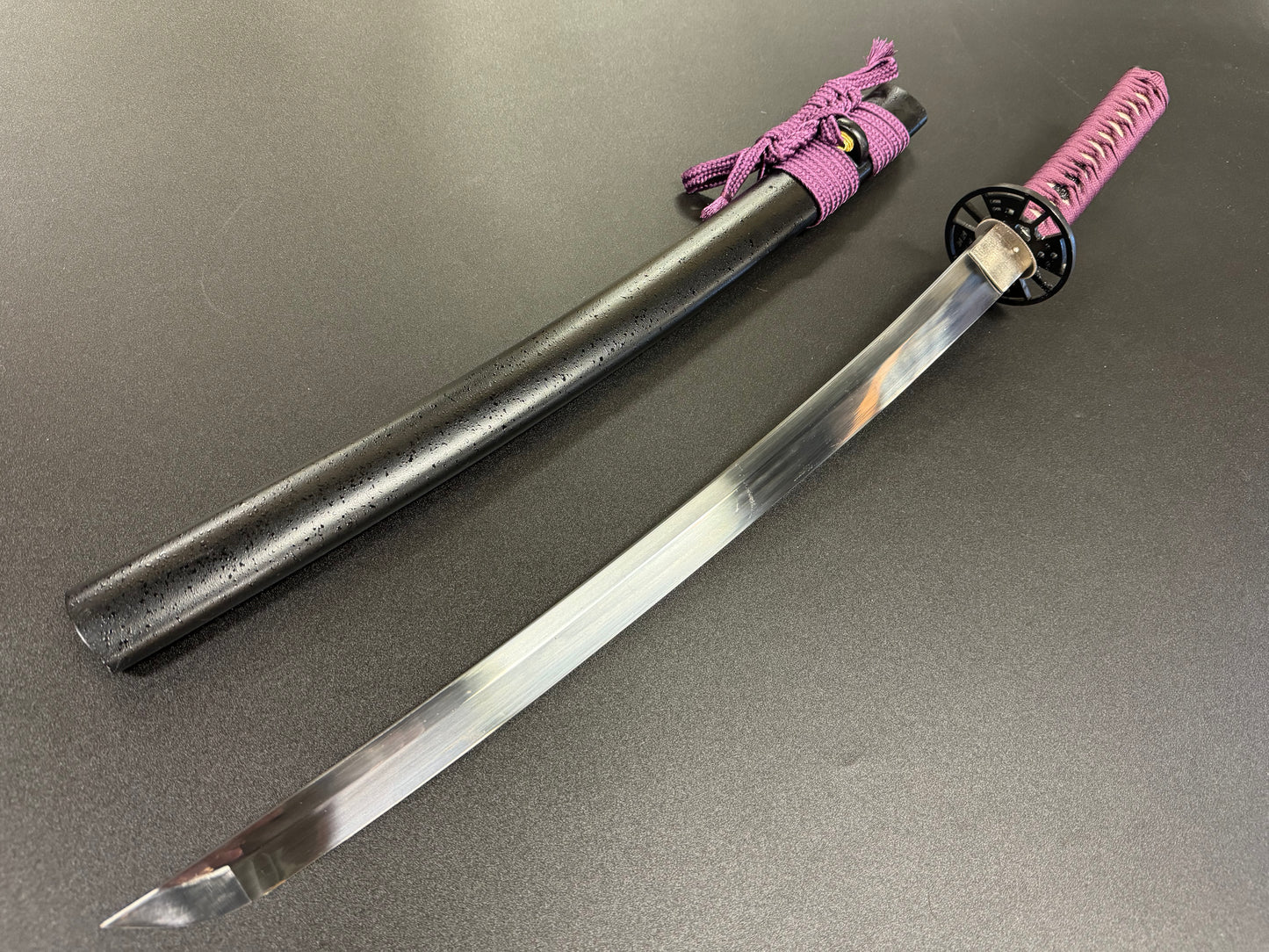 Moritaka Vortex - Iron Plum Wakizashi - Spring Steel 9260