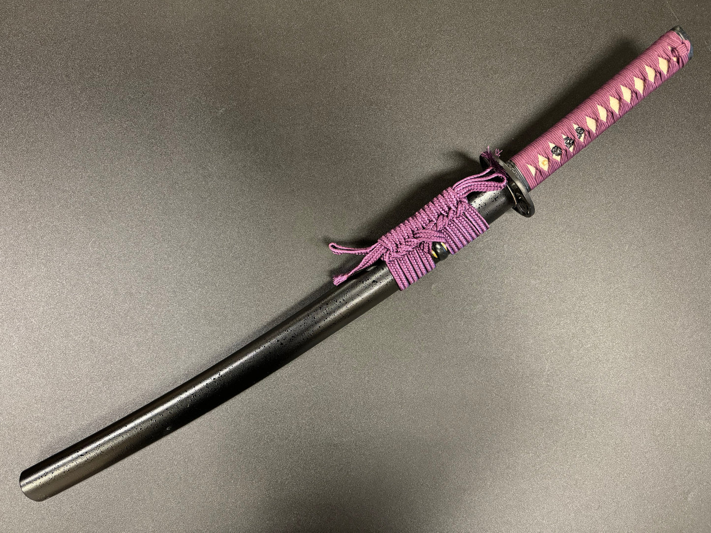Moritaka Vortex - Iron Plum Wakizashi - Spring Steel 9260