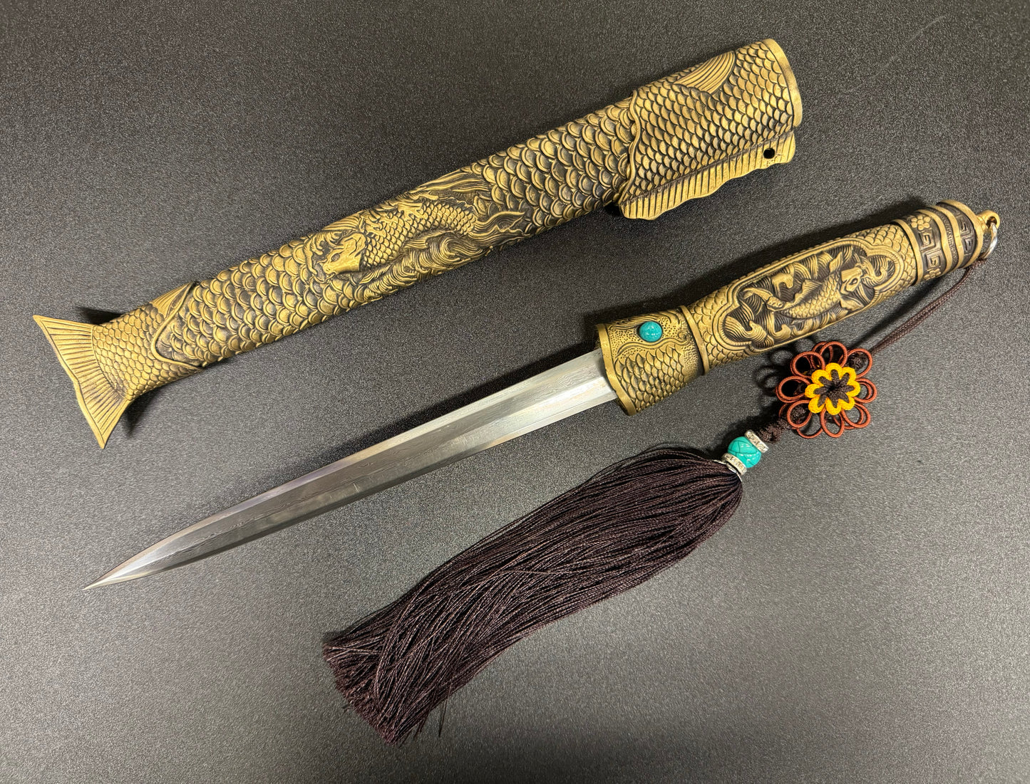 Phoenix Armory Golden Carp Dagger