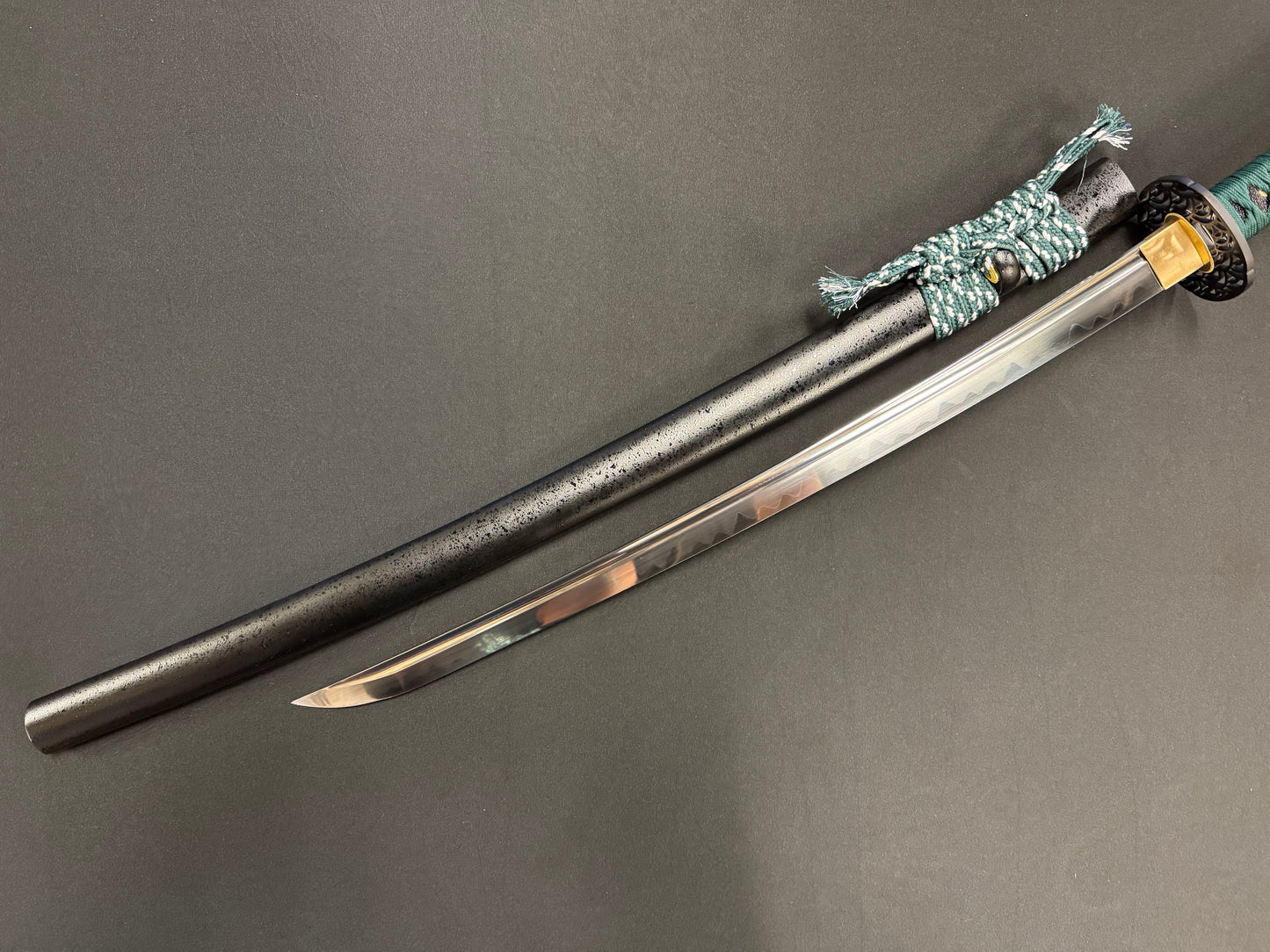 Phoenix Armory Ko-Katana - Shinobigatana - Emerald Edge T10 Seigaiha