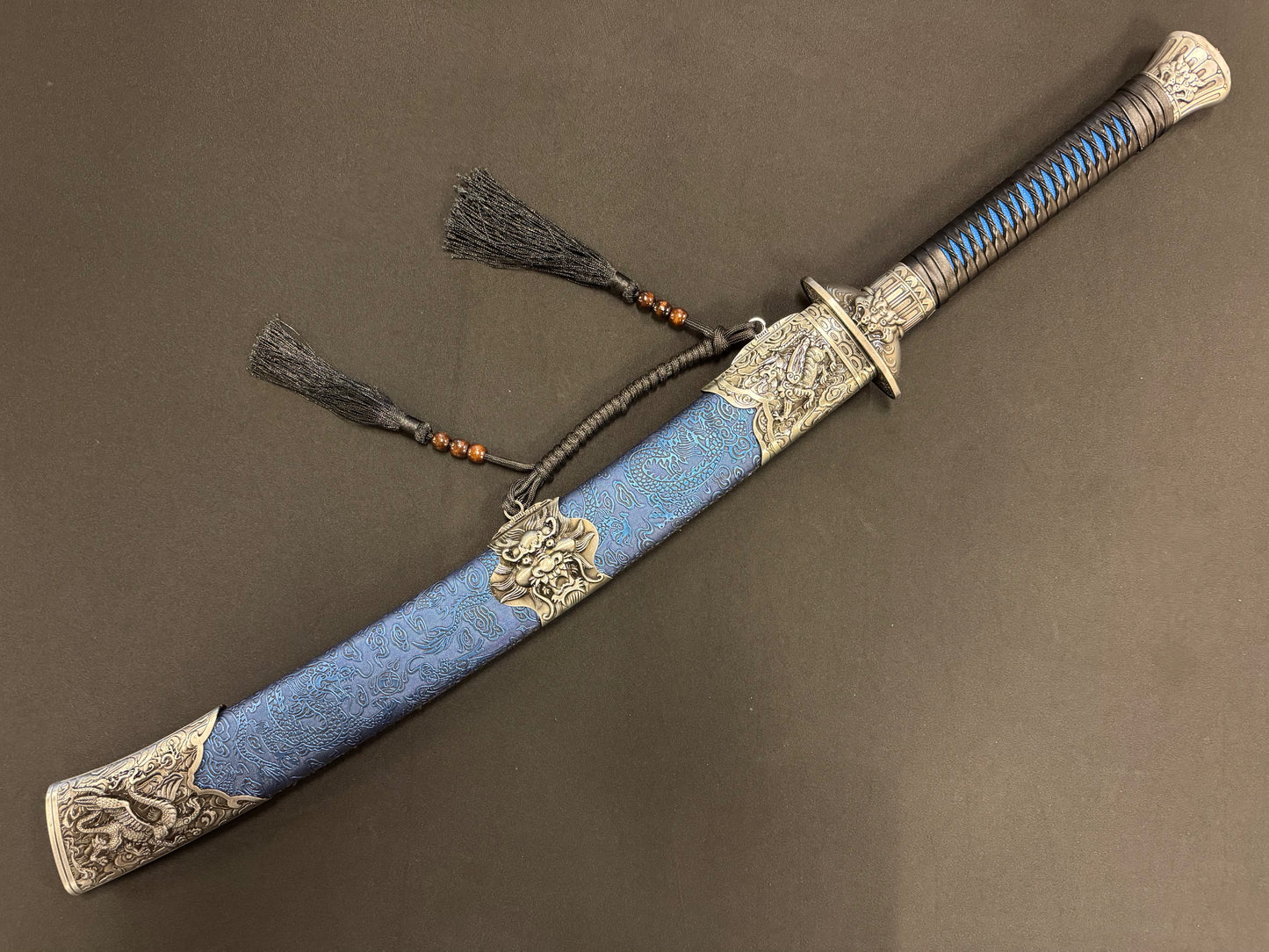 PRE-OWNED Ming Blue Tiger Dao 65Mn