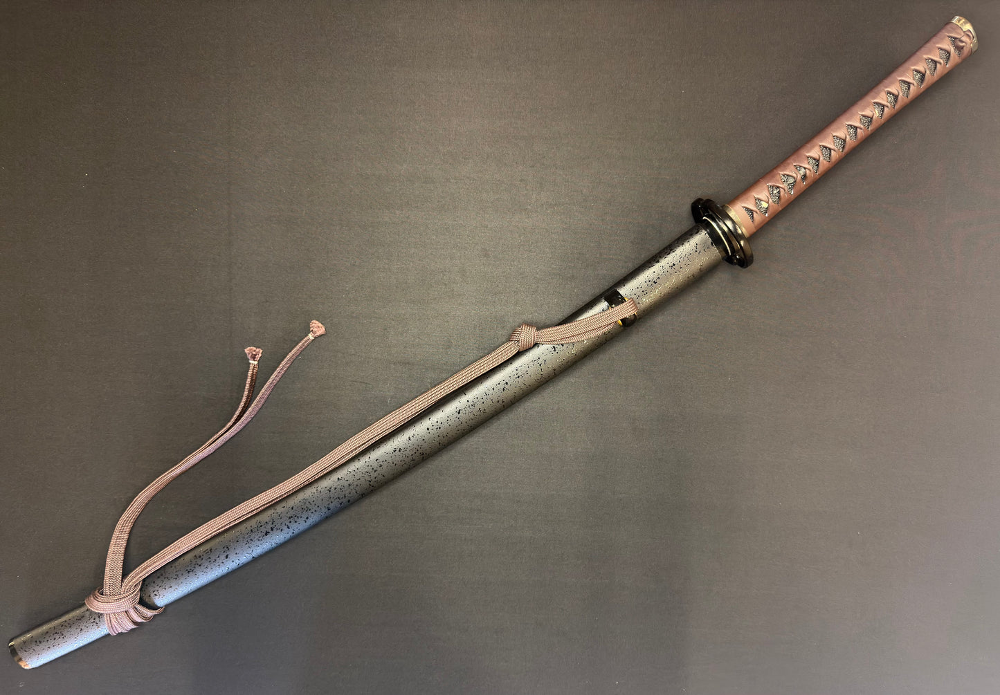 PRE-OWNED Cloudhammer Iaito - Brown Musashi 440c Stainless Steel - 70cm/27.5"