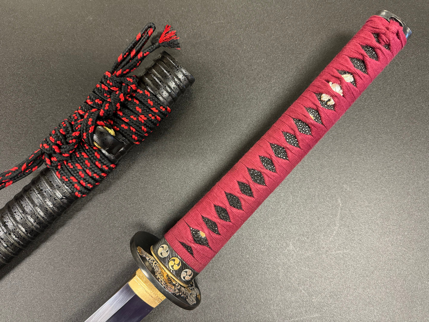 Legacy Blades Crimson Reaper O-Katana - Choji Hamon, Koshizori 1095
