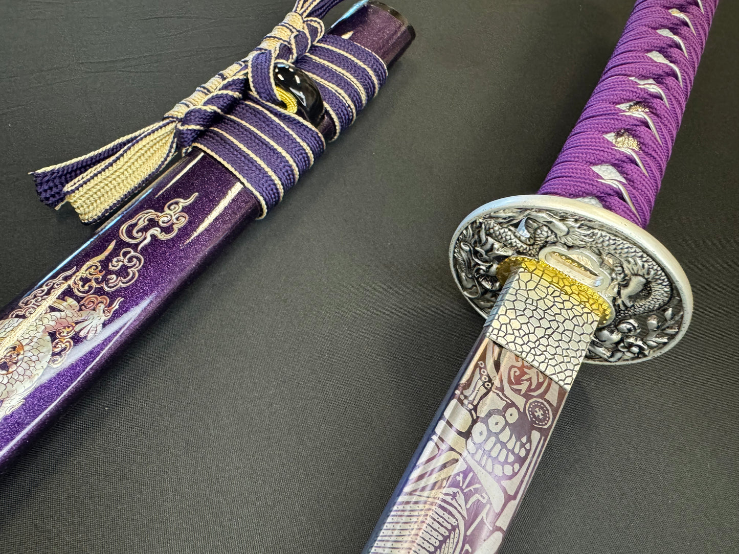 Phoenix Armory Katana - Purple Dragon 65Mn