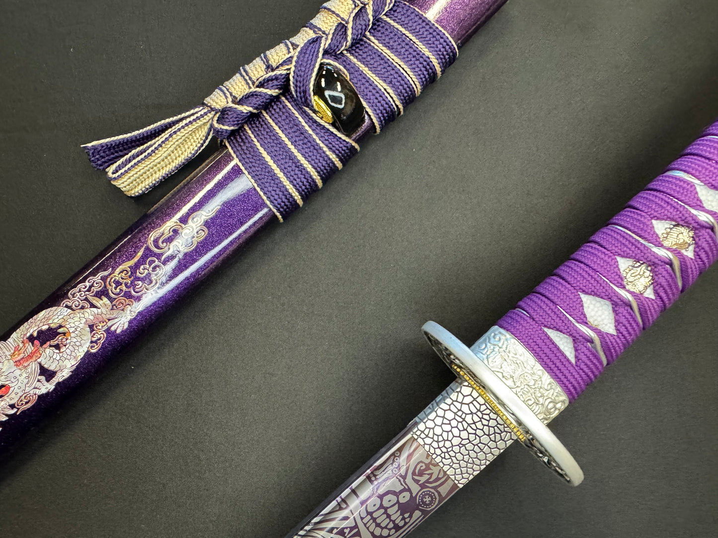 Phoenix Armory Katana - Purple Dragon 65Mn