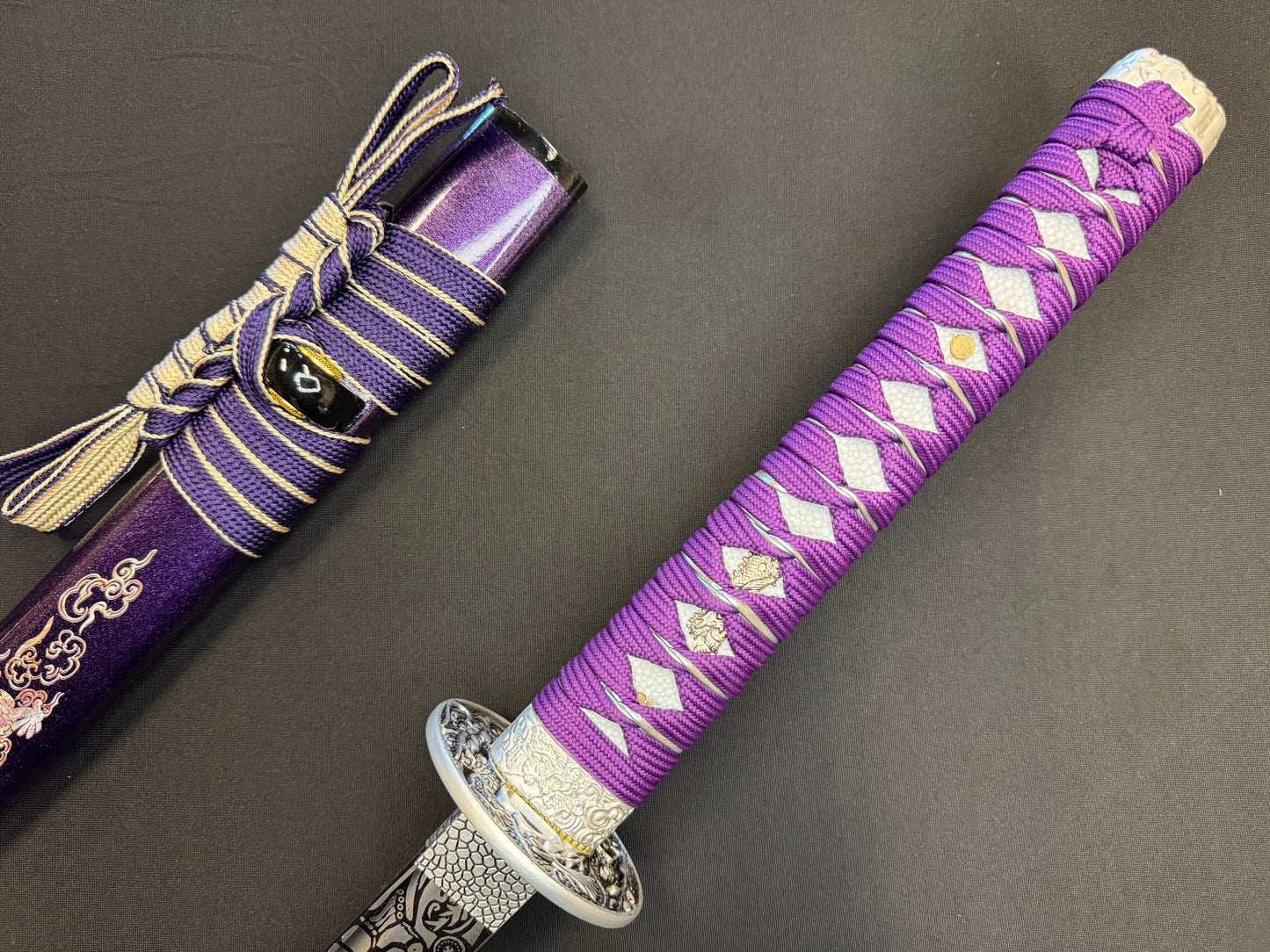 Phoenix Armory Katana - Purple Dragon 65Mn